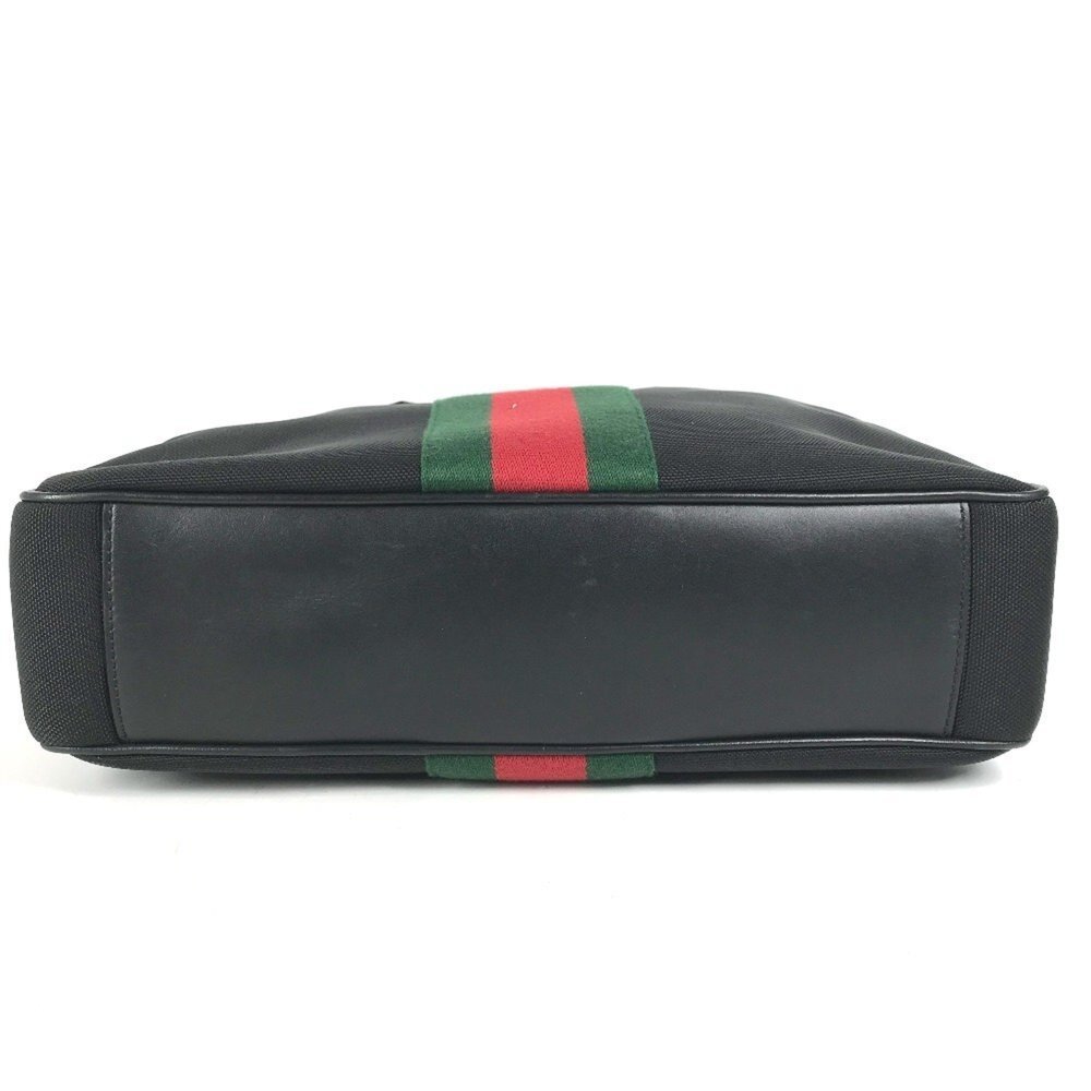 GUCCI Black Leather Shoulder Bag - Picture 5 of 14
